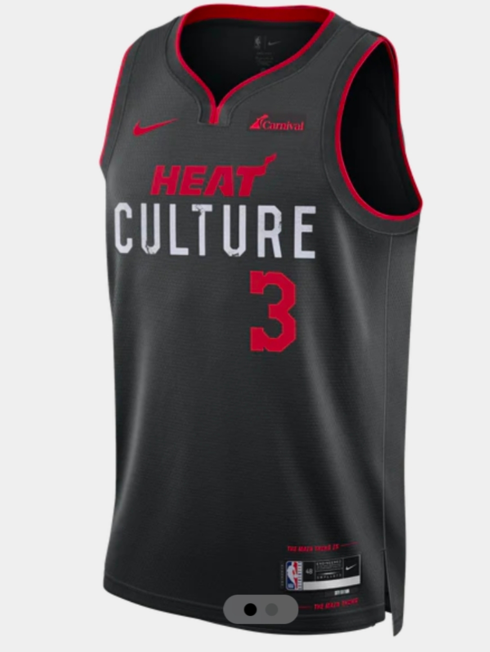 Dwyane Wade Nike Heat Culture Swingman Jersey City Edition